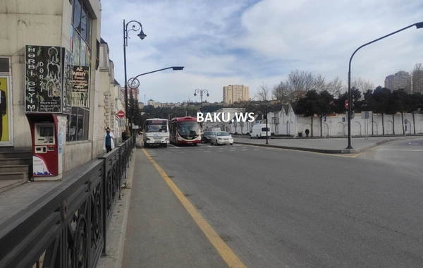 SMS tətbiqindən sonra Bakı küçələrində vəziyyət - VİDEO