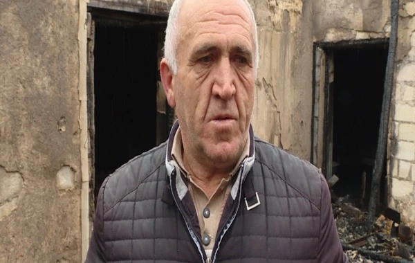 Ailəsini və evini yandıran şəxsin qohumu baş verənlərdən danışdı - FOTO