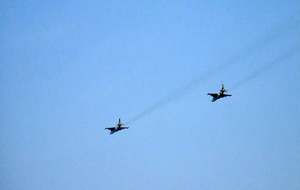 Azərbaycan Ordusu MiQ-29 və Su-25 təyyarələri ilə təlim keçirib - VİDEO