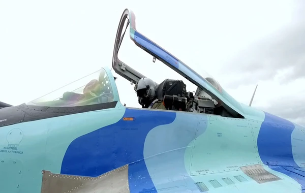 Azərbaycan Ordusu MiQ-29 və Su-25 təyyarələri ilə təlim keçirib - VİDEO