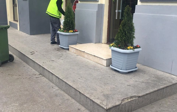 Karantin günlərində Bakıda görülən işlər - FOTO