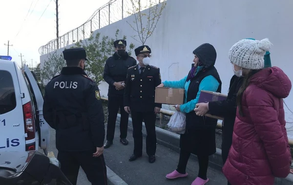Polisdən daha bir xoş addım - FOTO
