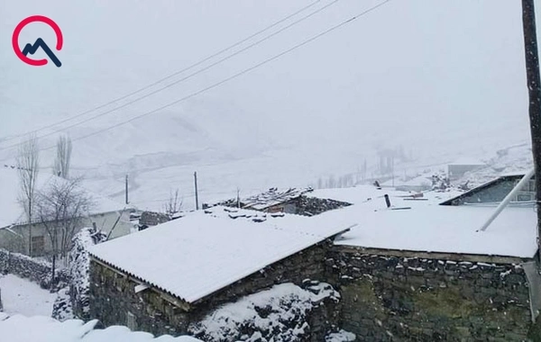 Apreldə Azərbaycana qar yağdı - FOTO