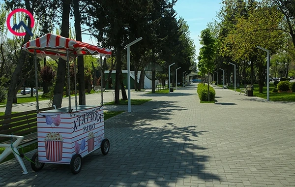 Mərkəzdə sıxlıq olsa da, parklar boşdur - FOTO
