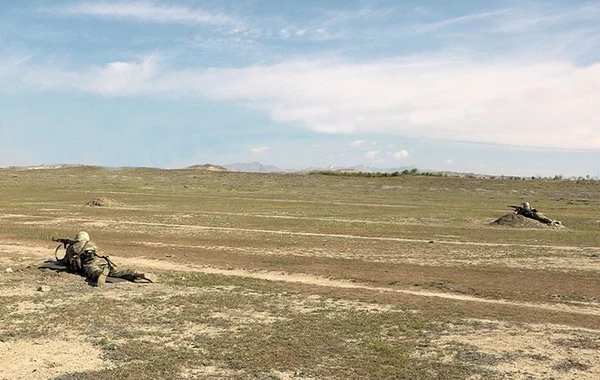 Naxçıvan Qarnizonu Qoşunlarında komandir hazırlığı - FOTO