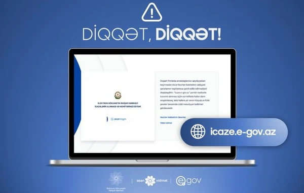 "icaze.e-gov.az" portalında qeydə alınmış bütün icazələrin müddəti 31 mayadək uzadılır