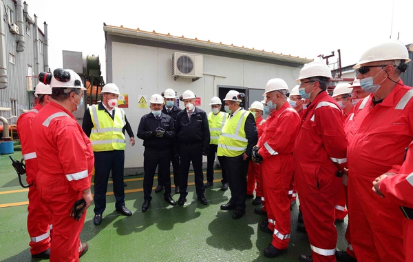 “Ümid” yatağında yeni quyunun qazılmasına başlanılıb - FOTO