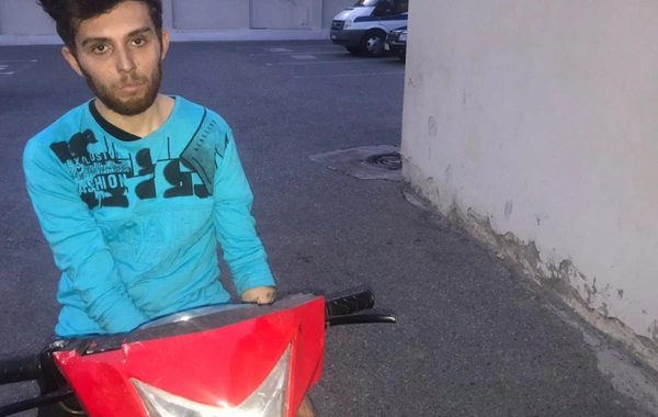 Bakıda “Qırmızı mopedli” şəxs tutuldu - VİDEO