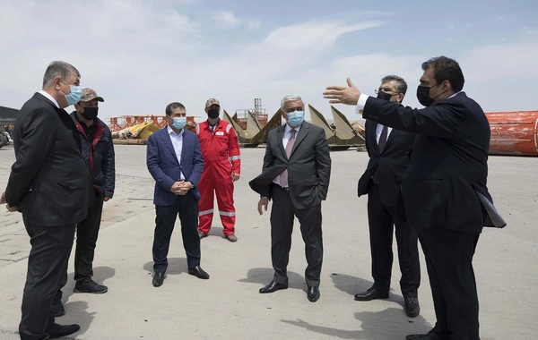 SOCAR-ın prezidenti CDC şirkətinin karantin düşərgəsi ilə tanış olub - FOTO