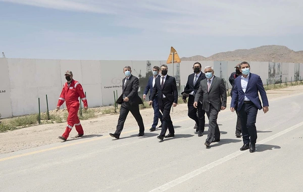 SOCAR-ın prezidenti CDC şirkətinin karantin düşərgəsi ilə tanış olub - FOTO