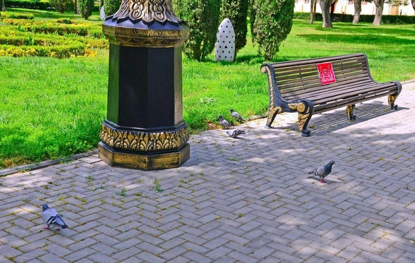 Бакинский бульвар после смягчения карантина - ФОТО