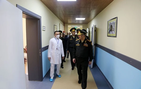 Закир Гасанов на открытии нового корпуса Главного клинического госпиталя - ВИДЕО