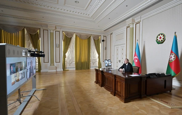 İlham Əliyev Asiya İnkişaf Bankının rəhbərləri ilə videokonfrans keçirdi