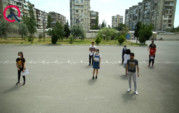 İlk dəfə imtahanlar belə keçirilir - FOTO