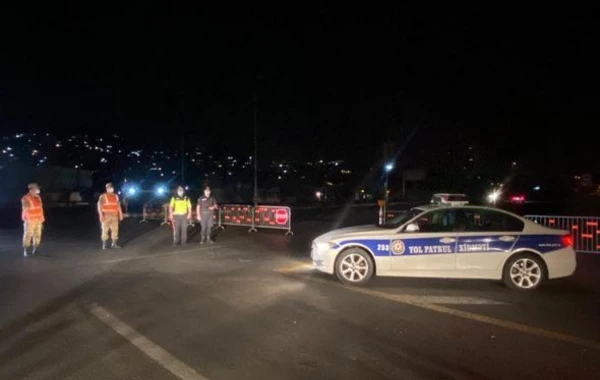 Bakıda sərt karantin rejiminin ilk gecəsi - FOTO