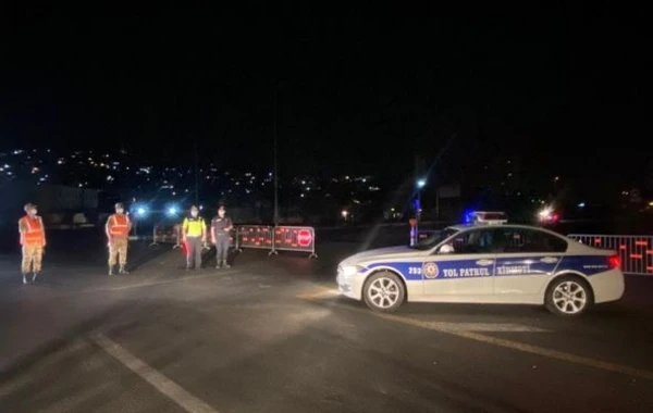 Bakıda sərt karantin rejiminin ilk gecəsi - FOTO