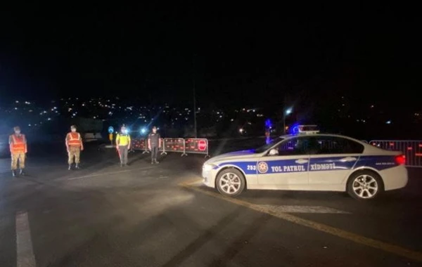 Bakıda sərt karantin rejiminin ilk gecəsi - FOTO