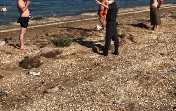 Çimərliyə gedənlər cəzalandırıldı - FOTO