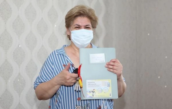 Семьям шехидов и ветеранам Карабахской войны вручили ключи от 100 квартир - ФОТО