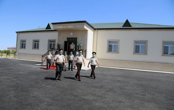 Состоялось открытие очередной воинской части Минобороны Азербайджана - ФОТО