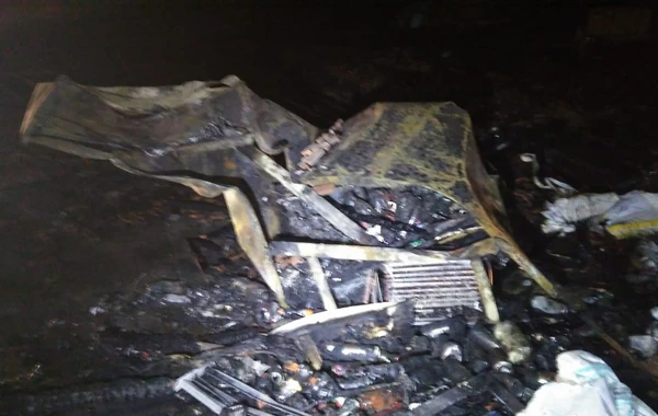 Şəmkirdə yanan bazar söndürülüb - VİDEO/FOTO (YENİLƏNİB)