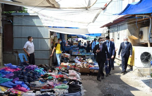 İsmayıllının dövlət strukturlarının rəhbərləri küçələrdə reyd keçirib - FOTO