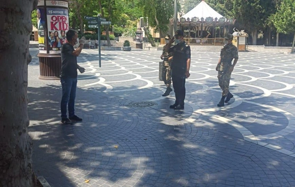 Bakı polisi reyd keçirir - FOTO