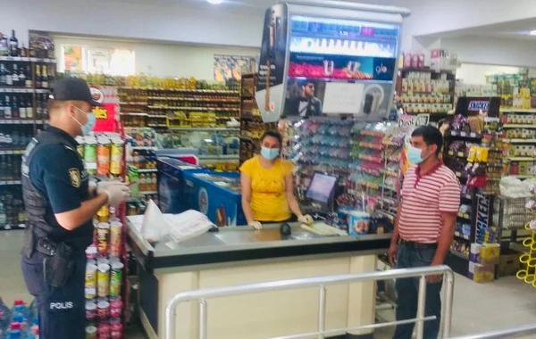 В Баку оштрафовали нарушителей карантина - ФОТО