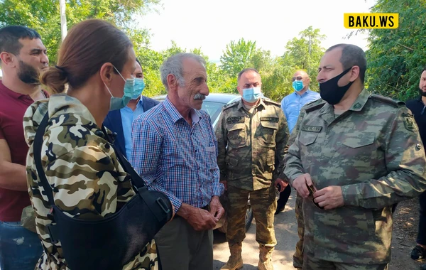 Adil Əliyev: "Bu camaatın qəhrəmanlığına qibtə edirəm" - FOTO