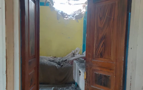 Erməni təcavüzünə məruz qalmış daha bir yaşayış evindən VİDEOREPORTAJ