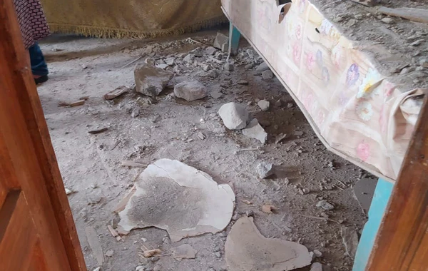 Erməni təcavüzünə məruz qalmış daha bir yaşayış evindən VİDEOREPORTAJ