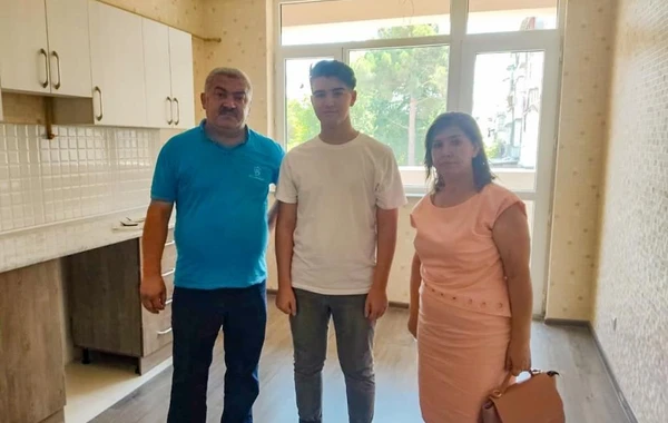 Salyandan olan 33 şəhid ailəsi və müharibə əlilinə mənzillər verildi - FOTO
