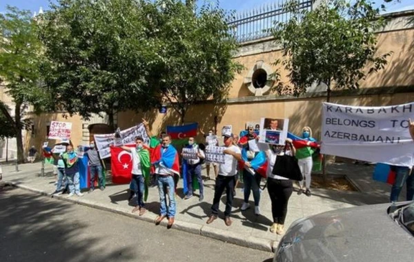 İspaniyada Azərbaycana dəstək aksiyası keçirilib - FOTO