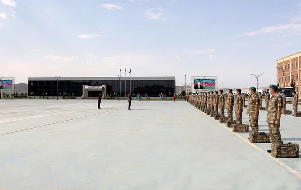 Azərbaycan sülhməramlılarının bir qrupu Əfqanıstana yola salınıb - FOTO