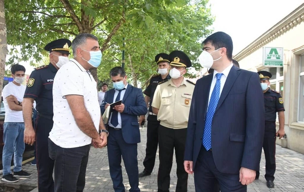İcra başçısı koronavirusa qarşı reydlərdə iştirak etdi - FOTO