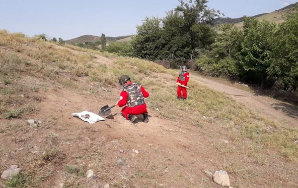 Tovuzda minaatan mərmisi aşkar edilib - FOTO