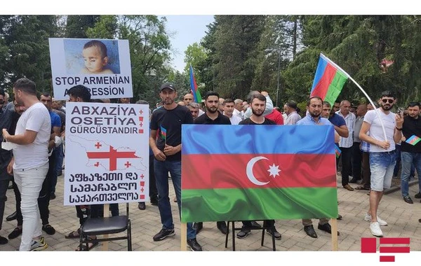 Marneulidə "İşğala son - Qarabağa azadlıq, sonra sülh" aksiyası keçirilir - FOTO