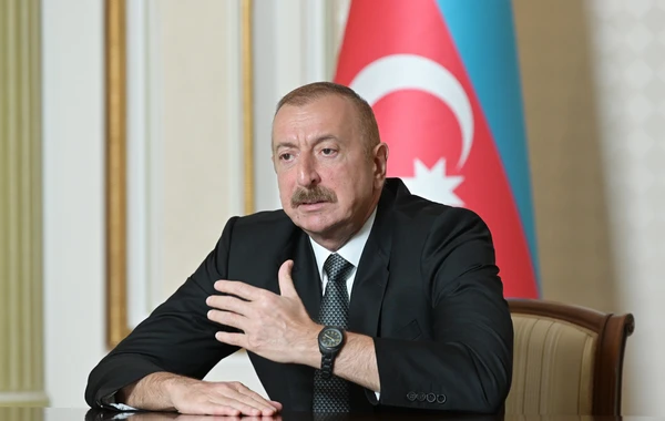İlham Əliyev yeni Təhsil nazirini videoformatda qəbul edib - FOTO