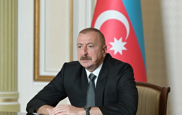 İlham Əliyev yeni Təhsil nazirini videoformatda qəbul edib - FOTO
