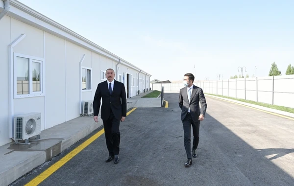 Qobustanda koronaviruslu xəstələr üçün modul tipli xəstəxananın açılışı olub - FOTO (YENİLƏNİB)