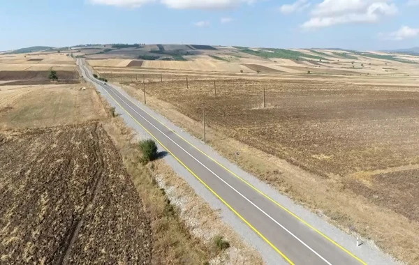 İsmayıllıda avtomobil yolu yenidənqurmadan sonra istifadəyə verilib - FOTO
