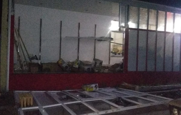 Şəmkirdə güclü külək 40 evə ziyan vurdu - FOTO