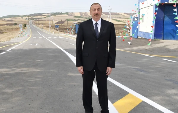 İsmayıllıda avtomobil yolu yenidənqurmadan sonra istifadəyə verilib - FOTO
