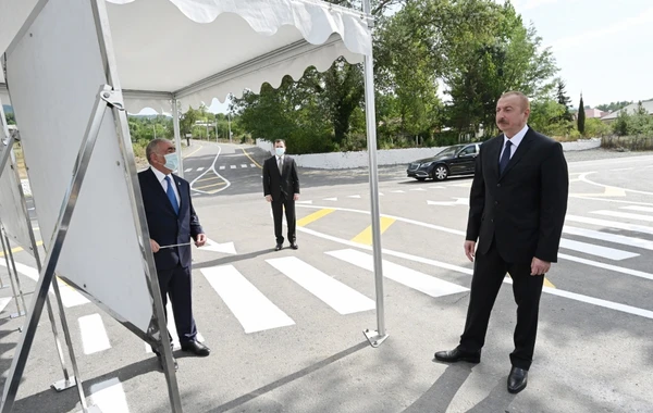 İsmayıllıda avtomobil yolu yenidənqurmadan sonra istifadəyə verilib - FOTO