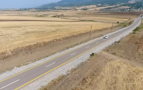İsmayıllıda avtomobil yolu yenidənqurmadan sonra istifadəyə verilib - FOTO