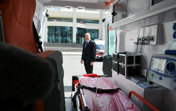Prezidentin tapşırığı ilə Azərbaycana yeni təcili tibbi yardım avtomobilləri gətirilib - FOTO