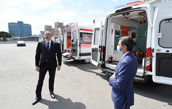 Prezidentin tapşırığı ilə Azərbaycana yeni təcili tibbi yardım avtomobilləri gətirilib - FOTO