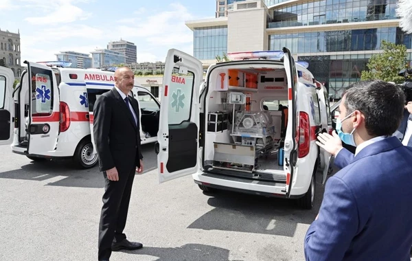 По поручению президента в Азербайджан доставлены новые автомобили скорой медпомощи - ФОТО