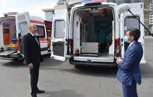 По поручению президента в Азербайджан доставлены новые автомобили скорой медпомощи - ФОТО