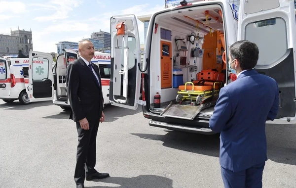 По поручению президента в Азербайджан доставлены новые автомобили скорой медпомощи - ФОТО